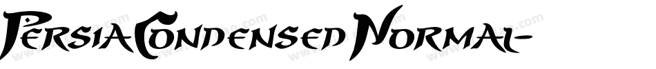 Persia Condensed Normal字体转换